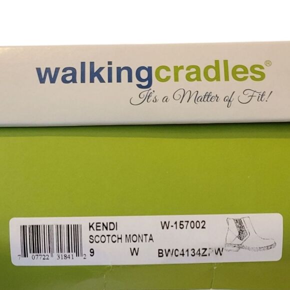 Walking Cradles Kendi Leather Scotch Montana Boots 9 Wide - Picture 7 of 7